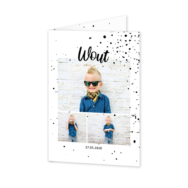 Doble Fotokort Stående 10 x 14,3 cm