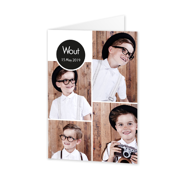 Folded Card Portrait 10 x 14,3 cm