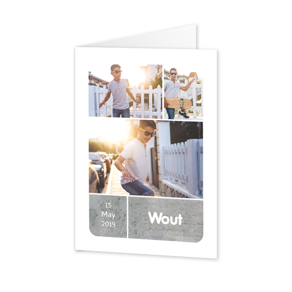 Folded Card Portrait 10 x 14,3 cm