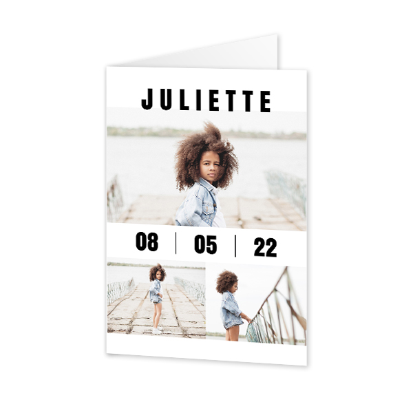 Foldede Fotokort Portræt 10 x 14,3 cm