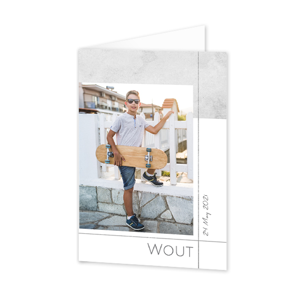 Folded Card Portrait 10 x 14,3 cm Folded Card Portrait 10 x 14,3 cm