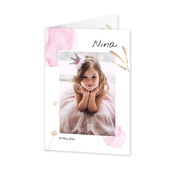 Folded Card Portrait 10 x 14,3 cm Folded Card Portrait 10 x 14,3 cm
