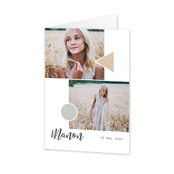 Folded Card Portrait 10 x 14,3 cm