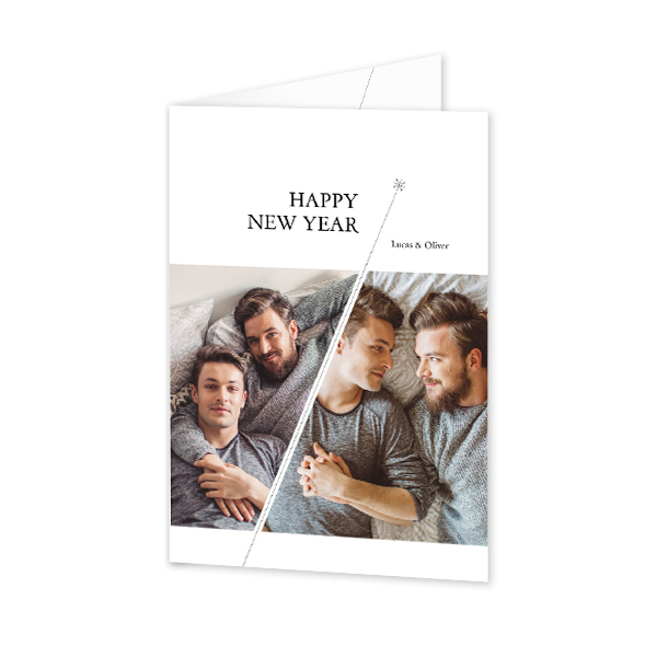 Faire-part 2 volets Portrait 10 x 14,3 cm Faire-part 2 volets Portrait 10 x 14,3 cm