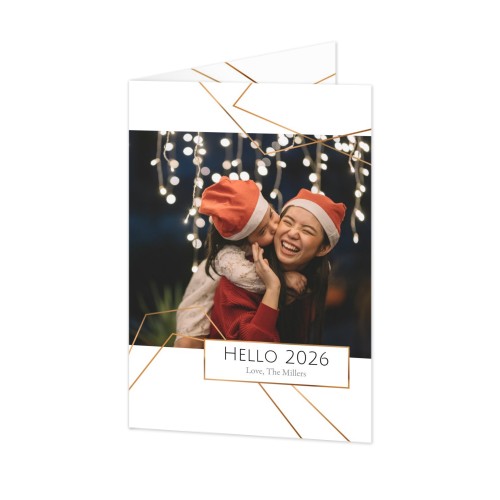 Faire-part 2 volets Portrait 10 x 14,3 cm