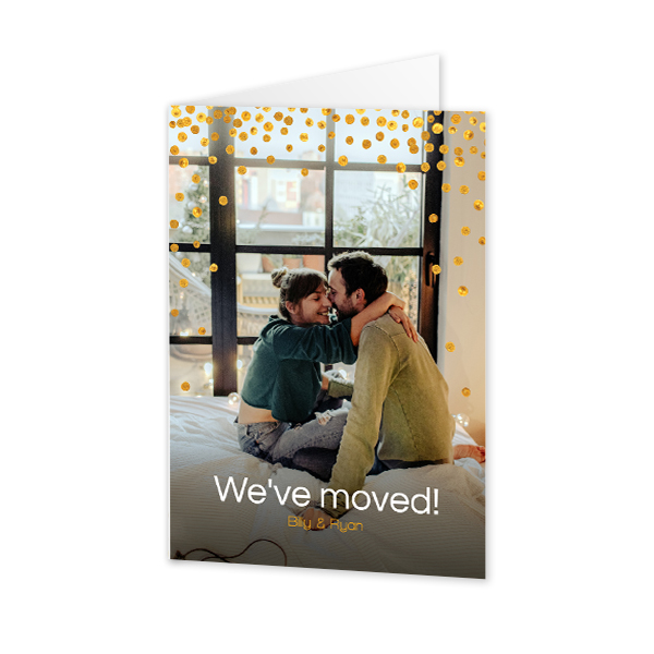 Gevouwen Kaart Staand 10 x 14,3 cm