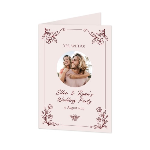 Folded Card Portrait 10 x 14,3 cm