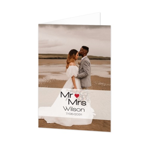 Folded Card Portrait 10 x 14,3 cm