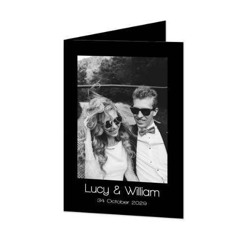 Gevouwen Kaart Staand 10 x 14,3 cm