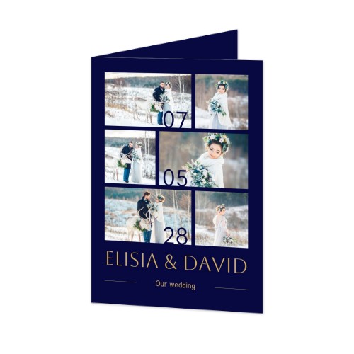 Falt-Grusskarte Hochformat 10 x 14,3 cm