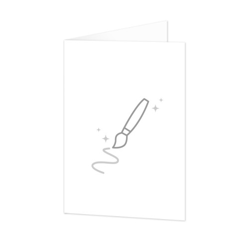 Gevouwen Kaart Staand 10 x 14,3 cm