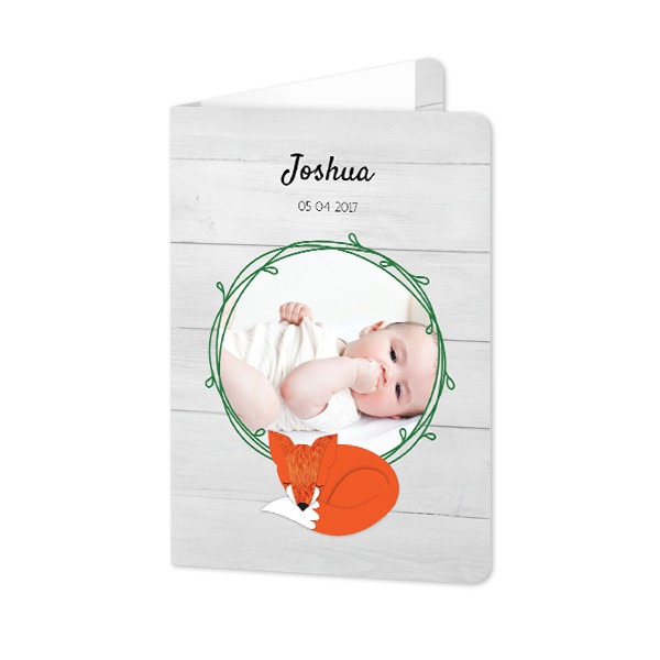Folded Card portrait rounded corners 10 x 14,3 cm