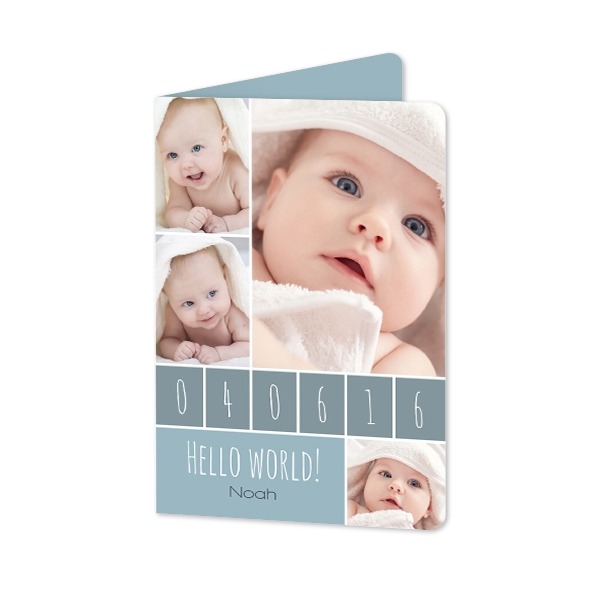 Folded Card portrait rounded corners 10 x 14,3 cm