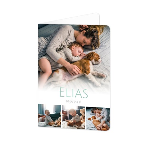 Folded Card portrait rounded corners 10 x 14,3 cm