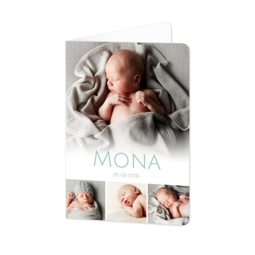 Folded Card portrait rounded corners 10 x 14,3 cm