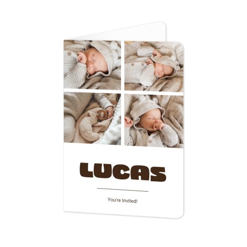 Folded Card portrait rounded corners 10 x 14,3 cm