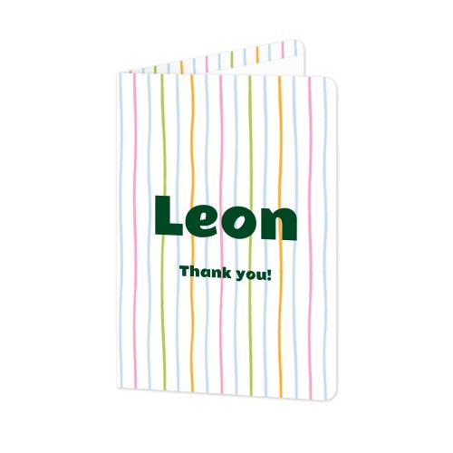 Gevouwen Kaart staand met ronde hoeken 10 x 14,3 cm