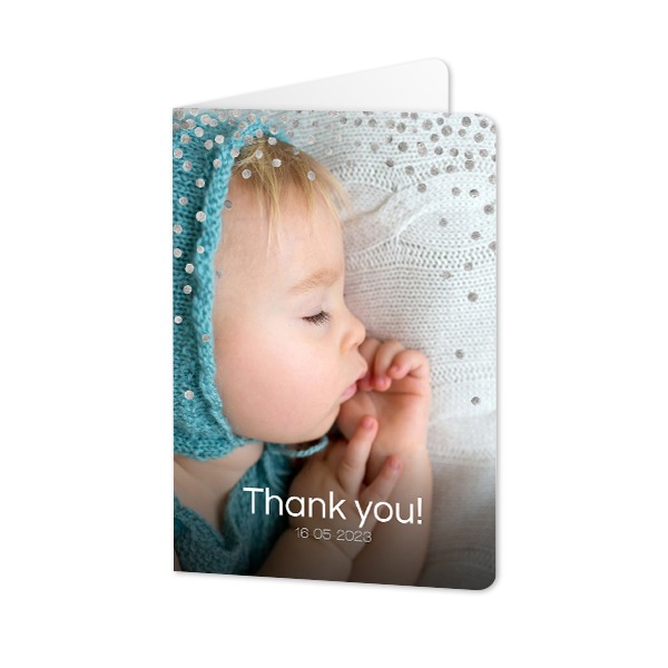 Folded Card portrait rounded corners 10 x 14,3 cm