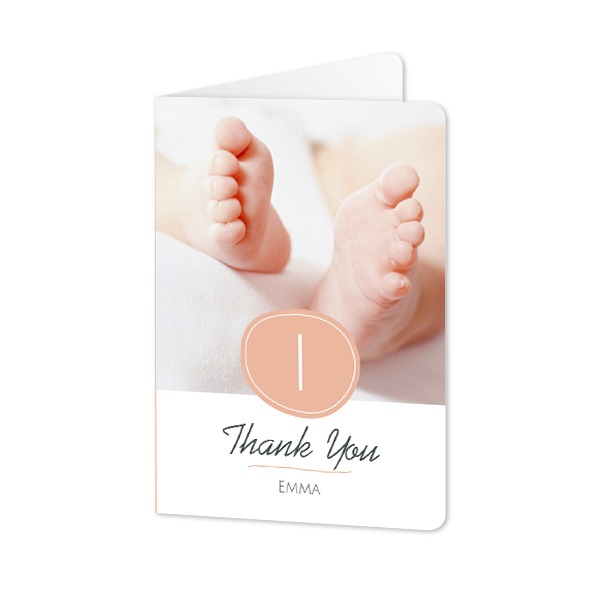 Faire-part 2 volets Portrait coins arrondis 10 x 14,3 cm