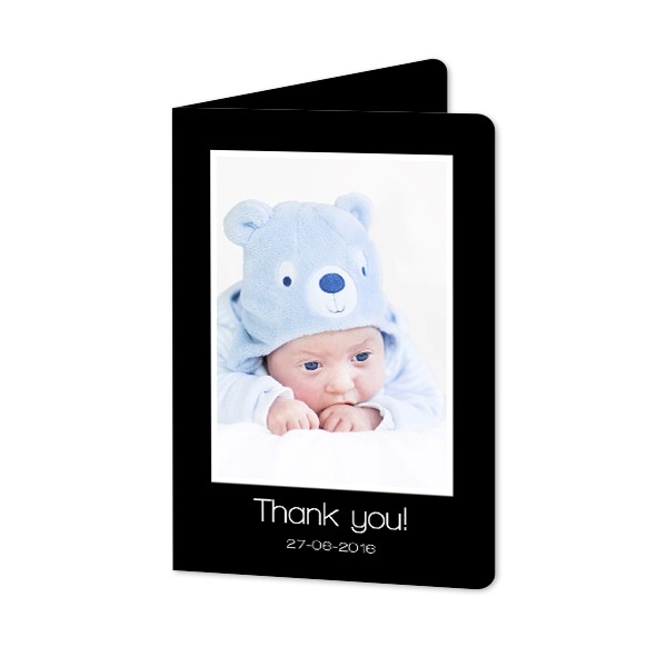 Folded Card portrait rounded corners 10 x 14,3 cm