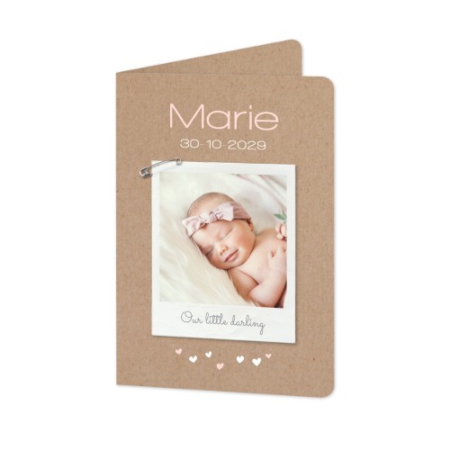 Folded Card portrait rounded corners 10 x 14,3 cm