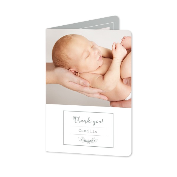 Folded Card portrait rounded corners 10 x 14,3 cm