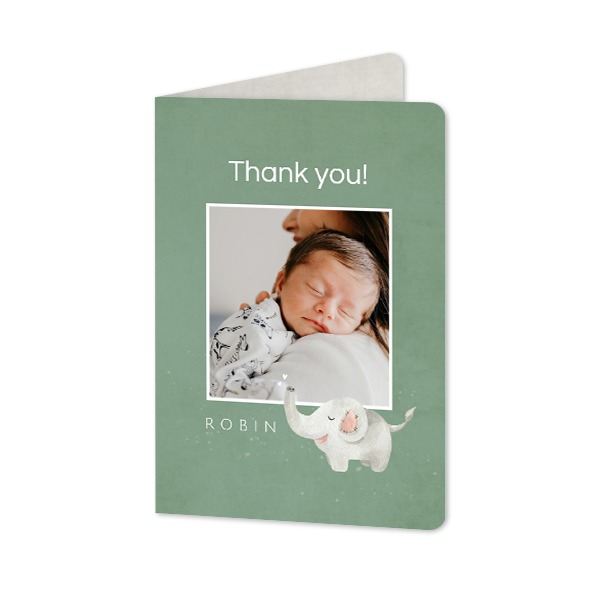 Folded Card portrait rounded corners 10 x 14,3 cm