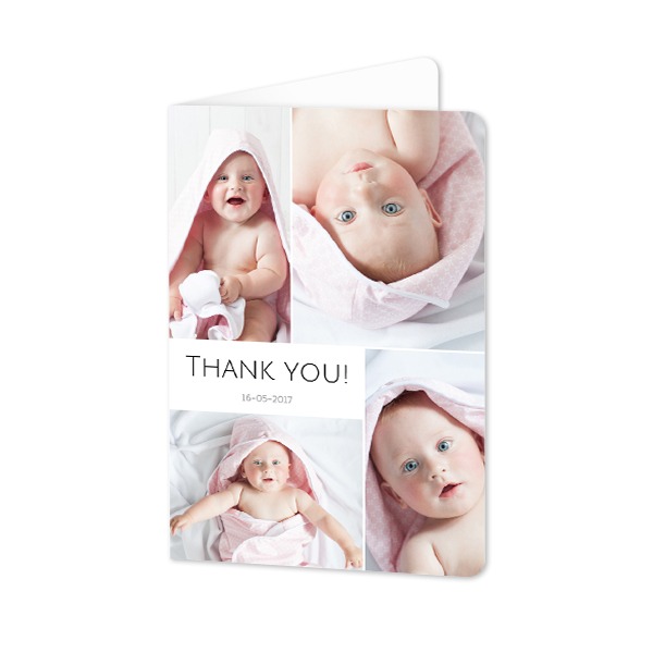 Folded Card portrait rounded corners 10 x 14,3 cm