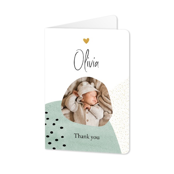 Folded Card portrait rounded corners 10 x 14,3 cm