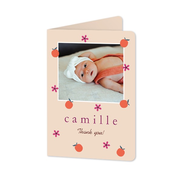 Folded Card portrait rounded corners 10 x 14,3 cm