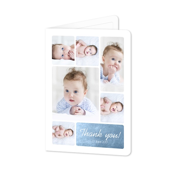 Folded Card portrait rounded corners 10 x 14,3 cm