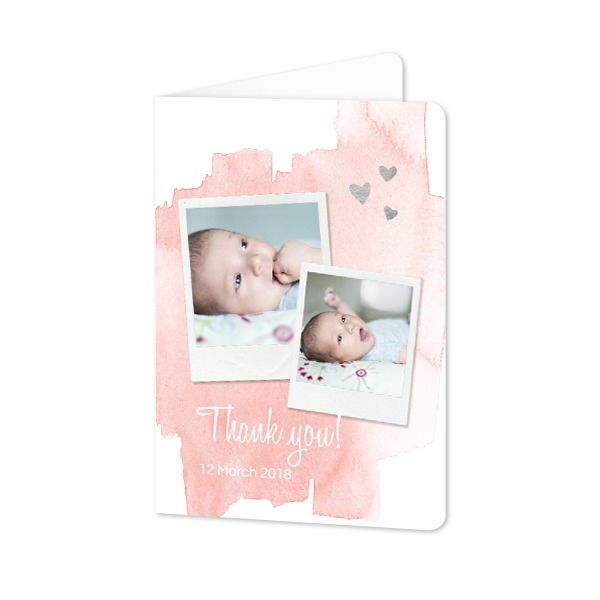 Folded Card portrait rounded corners 10 x 14,3 cm
