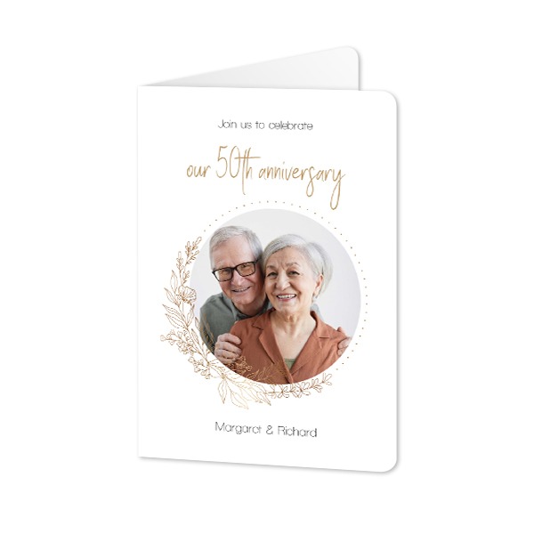 Folded Card portrait rounded corners 10 x 14,3 cm