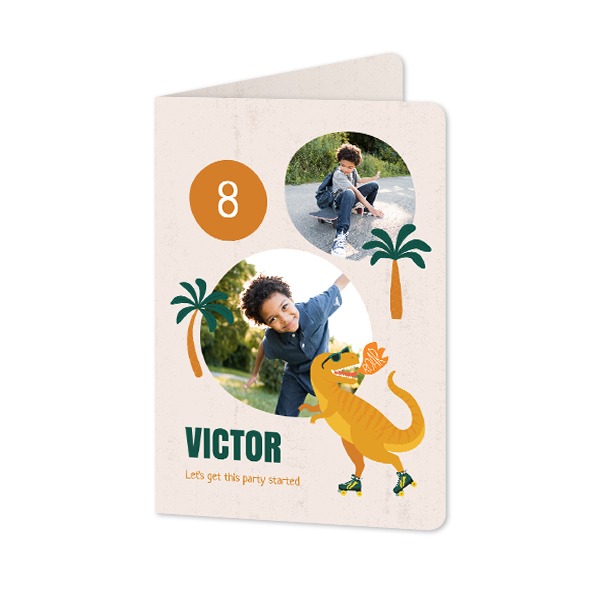 Vikta Fotokort Stående rundade hörn 10 x 14,3 cm