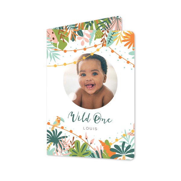 Folded Card portrait rounded corners 10 x 14,3 cm