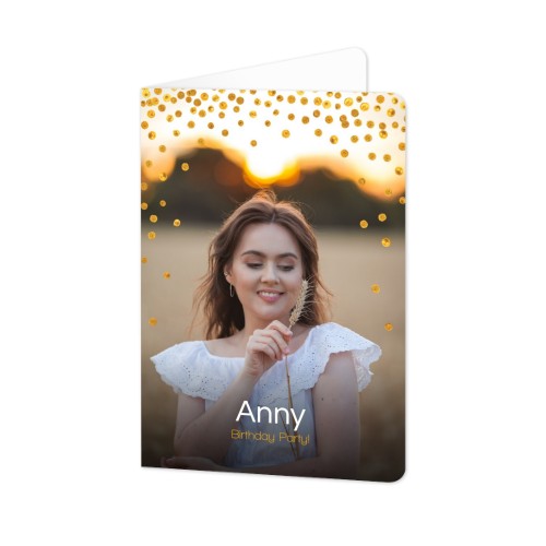 Faire-part 2 volets Portrait coins arrondis 10 x 14,3 cm Faire-part 2 volets Portrait coins arrondis 10 x 14,3 cm