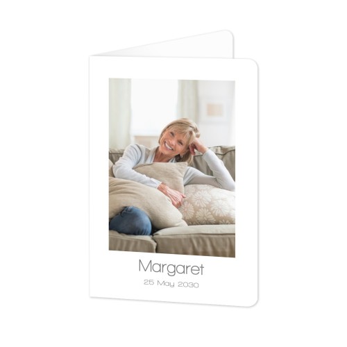 Faire-part 2 volets Portrait coins arrondis 10 x 14,3 cm Faire-part 2 volets Portrait coins arrondis 10 x 14,3 cm