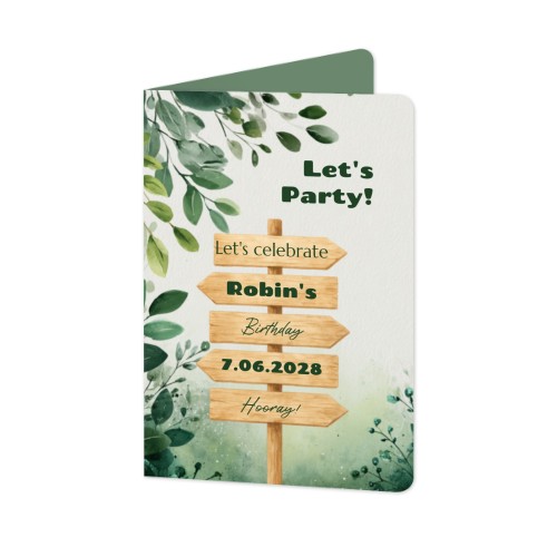 Doble Fotokort Stående runde hjørner 10 x 14,3 cm