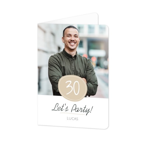 Folded Card portrait rounded corners 10 x 14,3 cm