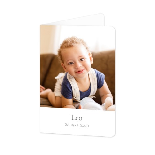 Folded Card portrait rounded corners 10 x 14,3 cm