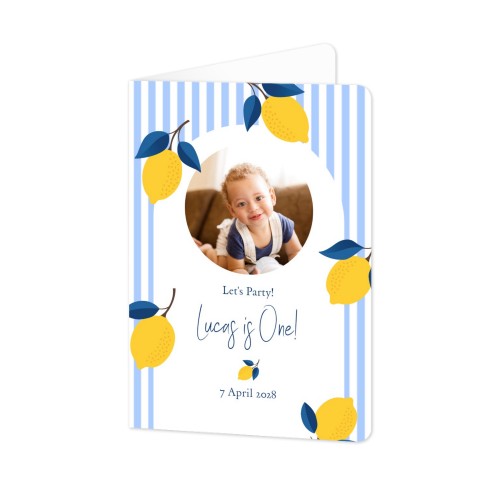 Folded Card portrait rounded corners 10 x 14,3 cm