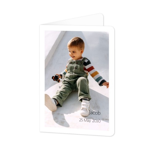 Vikta Fotokort Stående rundade hörn 10 x 14,3 cm