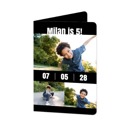 Doble Fotokort Stående runde hjørner 10 x 14,3 cm