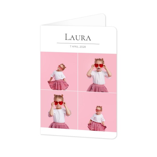 Folded Card portrait rounded corners 10 x 14,3 cm Folded Card portrait rounded corners 10 x 14,3 cm