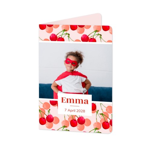 Faire-part 2 volets Portrait coins arrondis 10 x 14,3 cm Faire-part 2 volets Portrait coins arrondis 10 x 14,3 cm