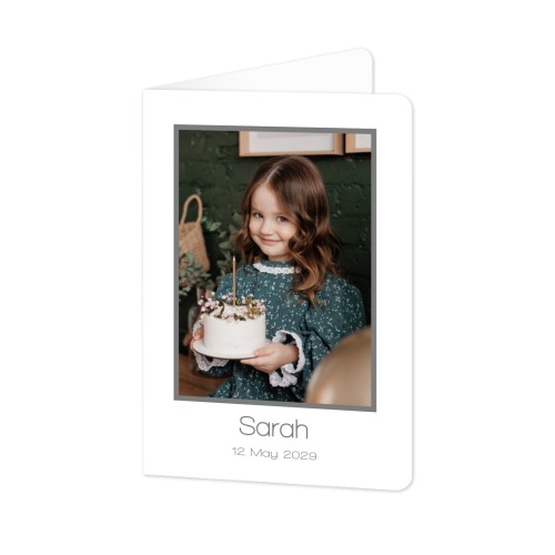 Folded Card portrait rounded corners 10 x 14,3 cm