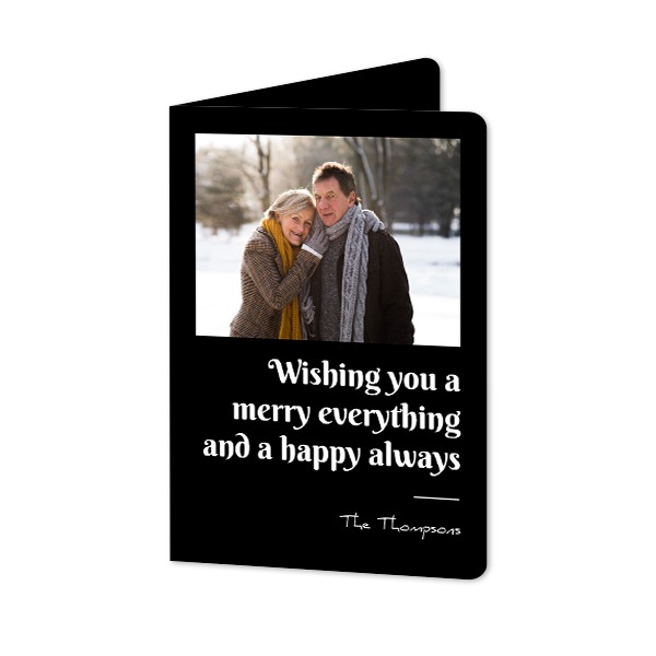 Folded Card portrait rounded corners 10 x 14,3 cm