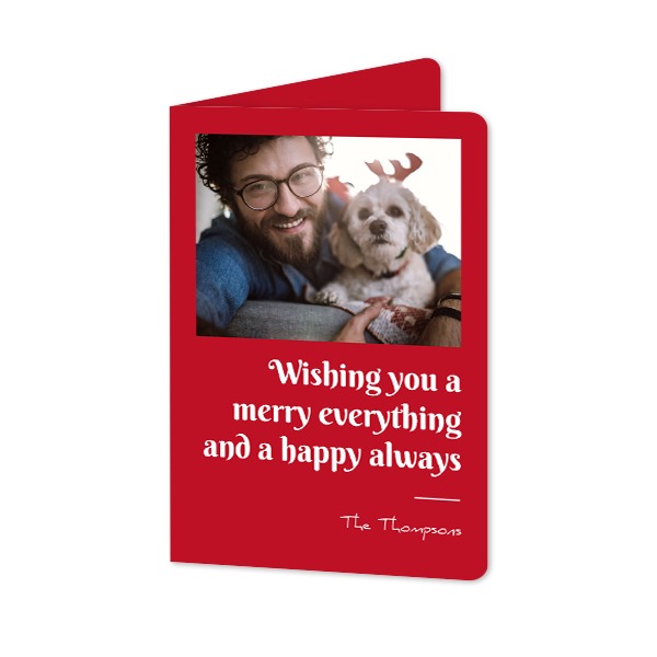 Folded Card portrait rounded corners 10 x 14,3 cm