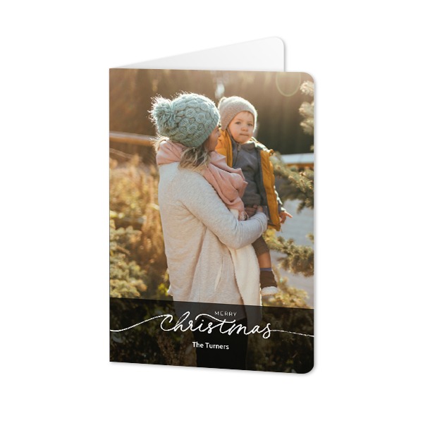 Folded Card portrait rounded corners 10 x 14,3 cm