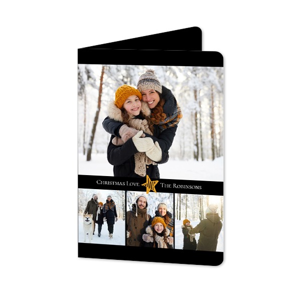 Folded Card portrait rounded corners 10 x 14,3 cm